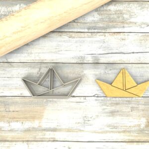 Barchetta origami formina taglierina per biscotti | Boat Origami Cookie Cutter