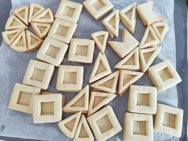 biscotti a forma di numero