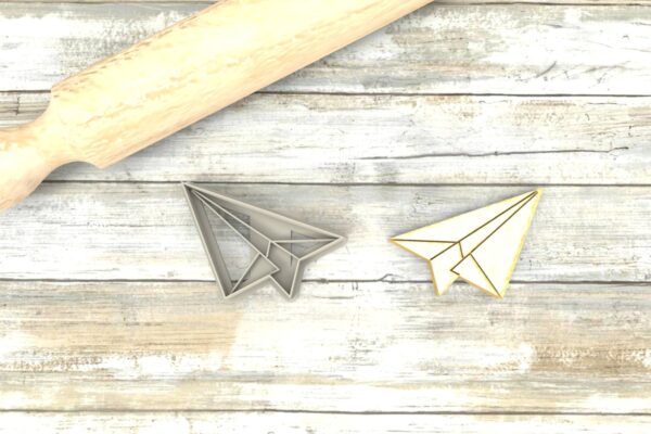 Aeroplano origami formina taglierina per biscotti | Airplane Origami Cookie Cutter