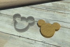 Topolino formina semplice per biscotti Mickey Mouse