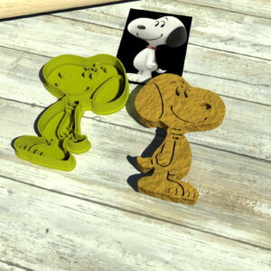 Snoopy cookie cutter formina
