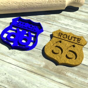 Route 66 cookie cutter