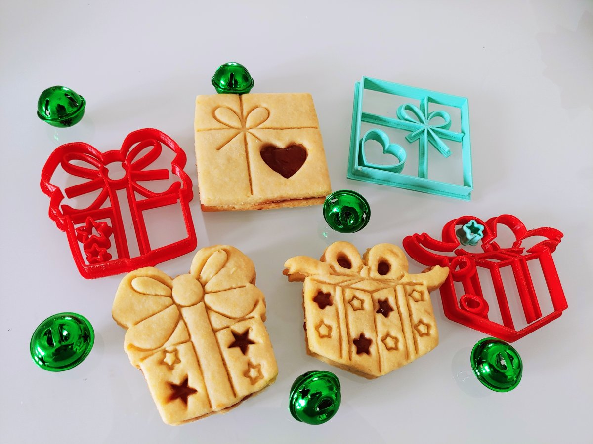 Pastafrolla scatole regalo set biscotti formine