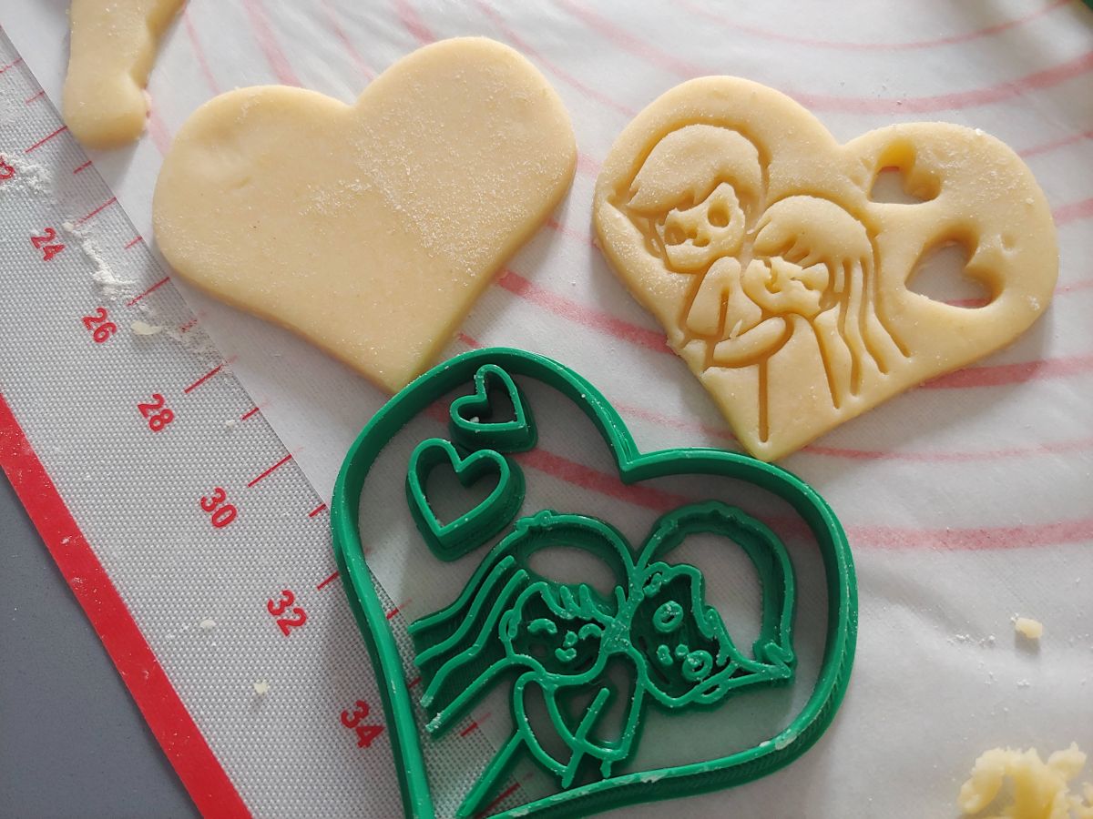 biscotti per fidanzati San Valentino pastafrolla