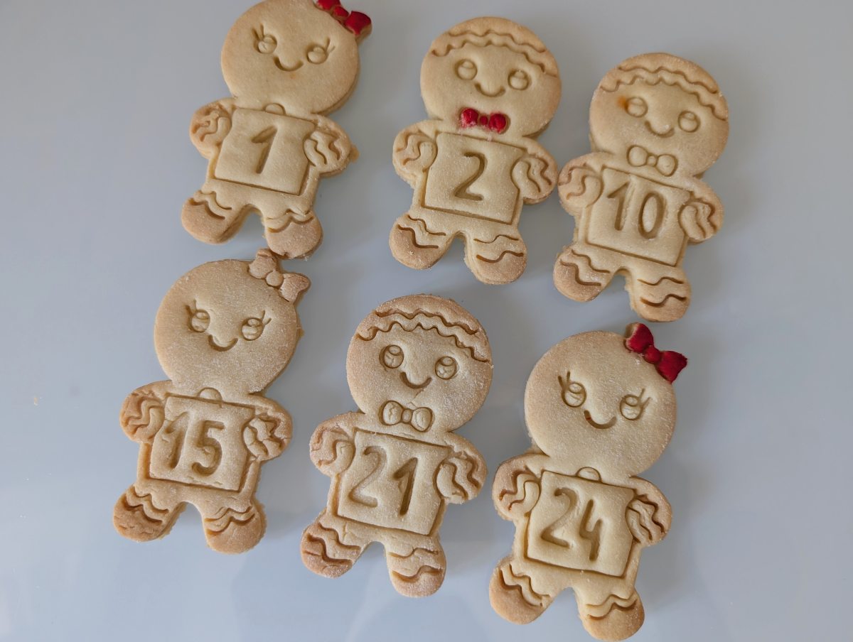 Calendario Avvento omino di zenzero 3dsmart