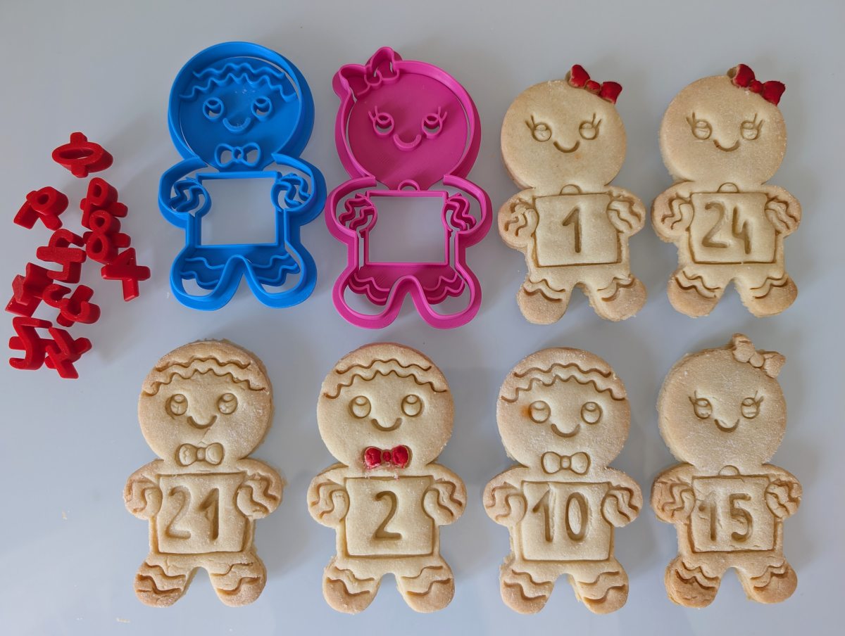 Calendario Avvento omino di zenzero 3dsmart