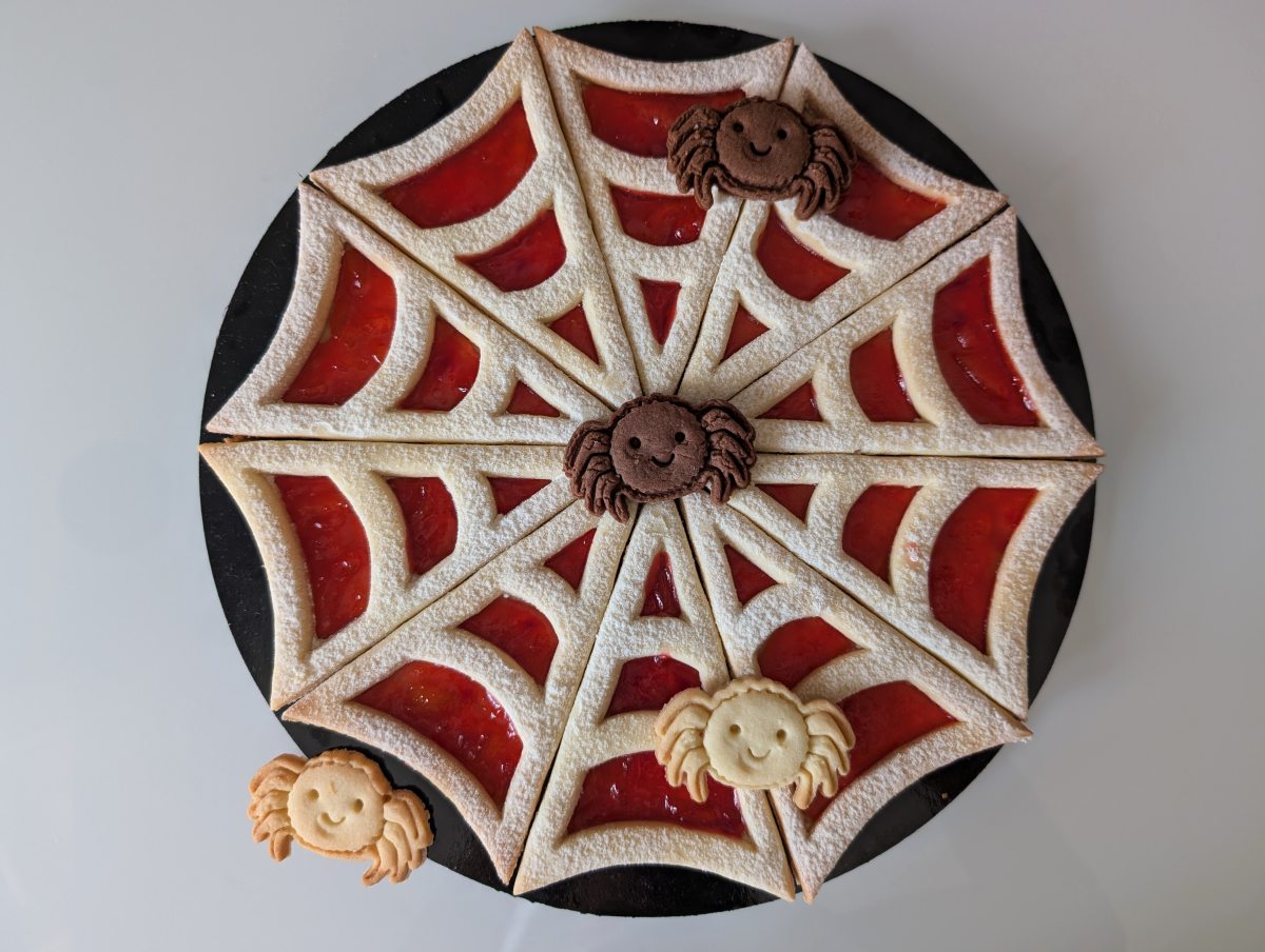 Crostata 103 - Crostate componibili - Crostata componibile Halloween Ragnetto