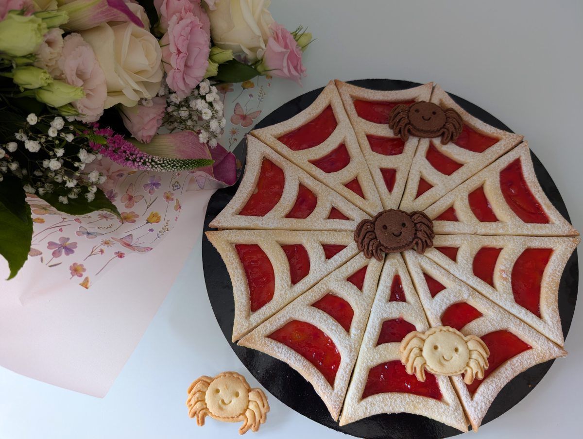 Crostata 103 - Crostate componibili - Crostata componibile Halloween Ragnetto
