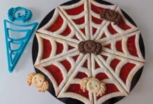 Crostata 103 - Crostate componibili - Crostata componibile Halloween Ragnetto