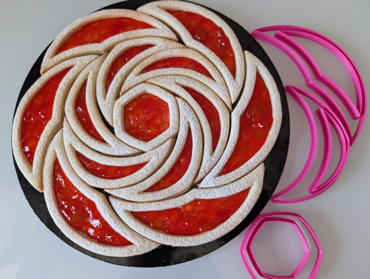 Crostata 98 Rosa - 3dsmart.it - crostate componibili